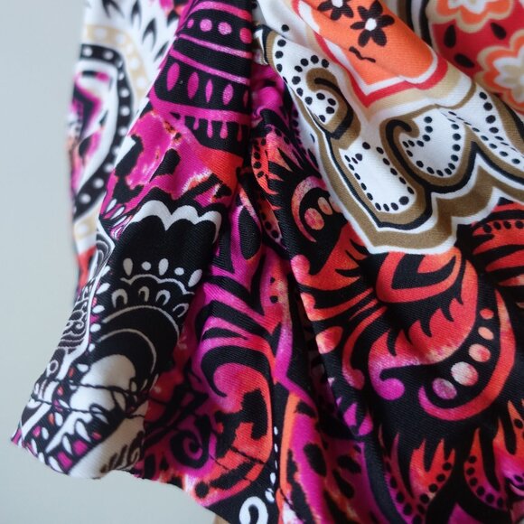 Christina tankini twist-front tummy ruched paisley print swimwear swim 6 XS - Picture 14 of 15